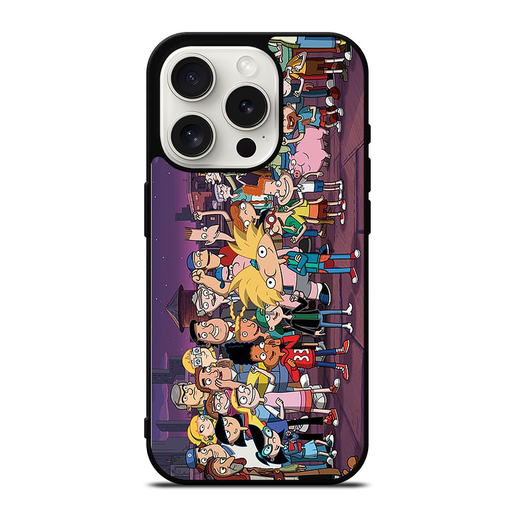 HEY ARNOLD ALL CHARACTER iPhone 15 Pro Case Cover