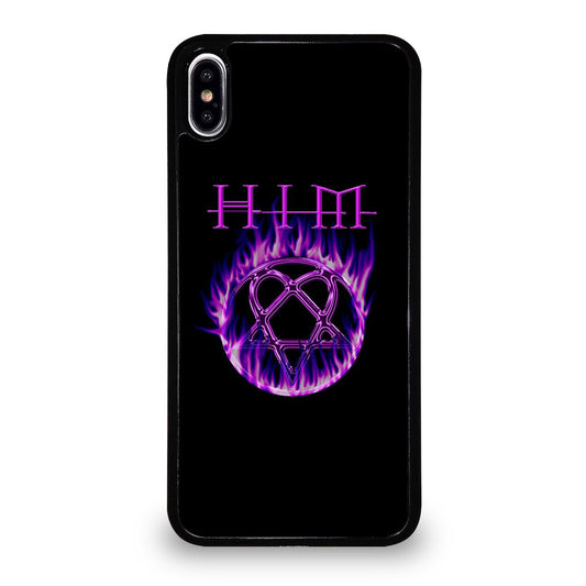 HIM BAND LOGO FLAME iPhone XS Max Case Cover
