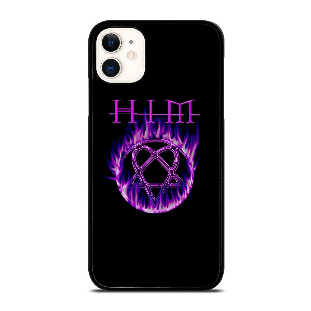 HIM BAND LOGO FLAME iPhone 11 Case Cover