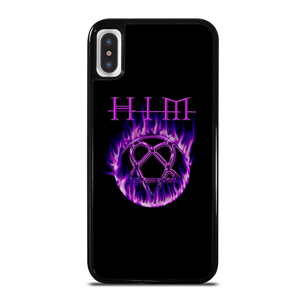 HIM BAND LOGO FLAME iPhone X / XS Case Cover