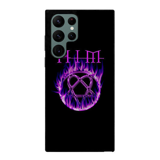 HIM BAND LOGO FLAME Samsung Galaxy S22 Ultra Case Cover