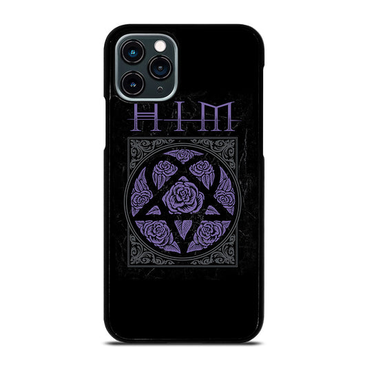 HIM BAND LOGO FLOWER iPhone 11 Pro Case Cover