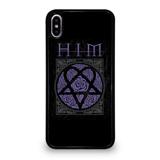 HIM BAND LOGO FLOWER iPhone XS Max Case Cover