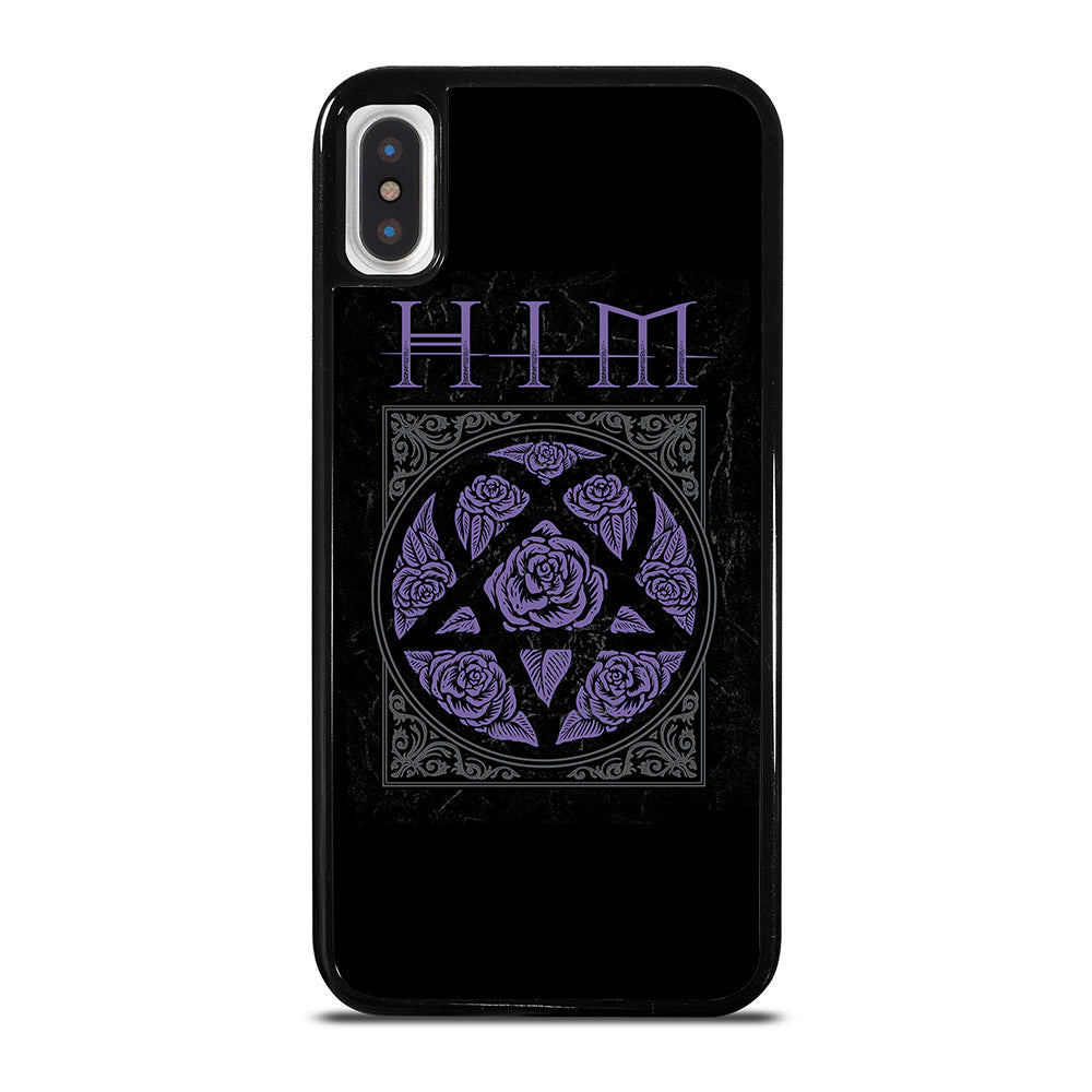 HIM BAND LOGO FLOWER iPhone X / XS Case Cover