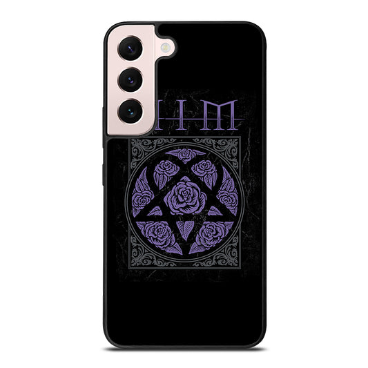HIM BAND LOGO FLOWER Samsung Galaxy S22 Plus Case Cover
