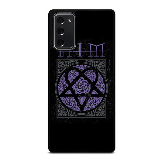 HIM BAND LOGO FLOWER Samsung Galaxy Note 20 Case Cover