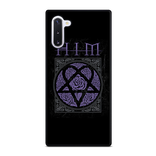 HIM BAND LOGO FLOWER Samsung Galaxy Note 10 Case Cover