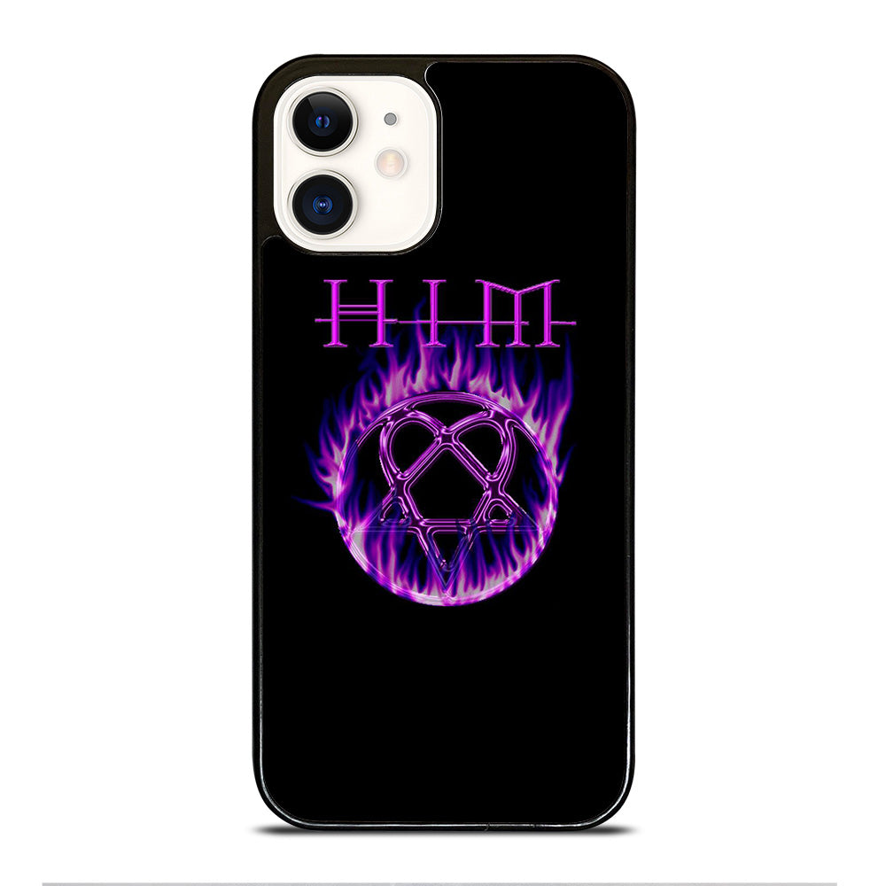 HIM BAND LOGO FLAME iPhone 12 Case Cover