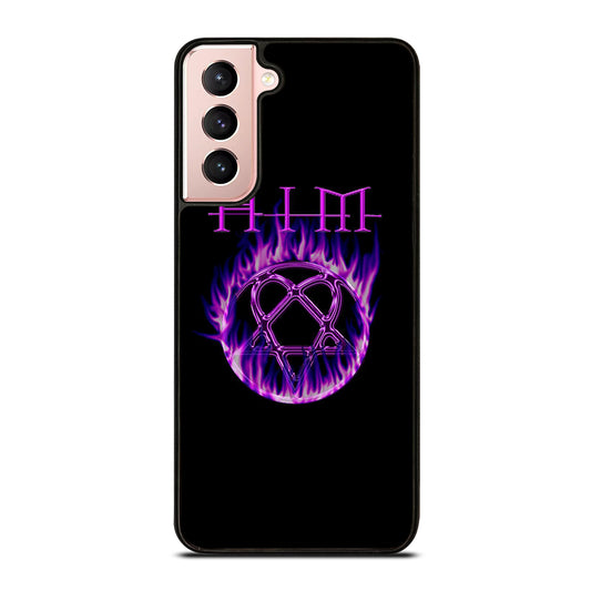 HIM BAND LOGO FLAME Samsung Galaxy S21 Case Cover