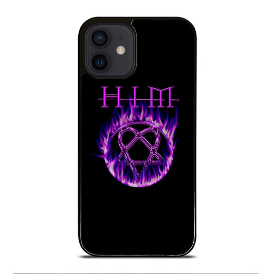 HIM BAND LOGO FLAME iPhone 12 Mini Case Cover