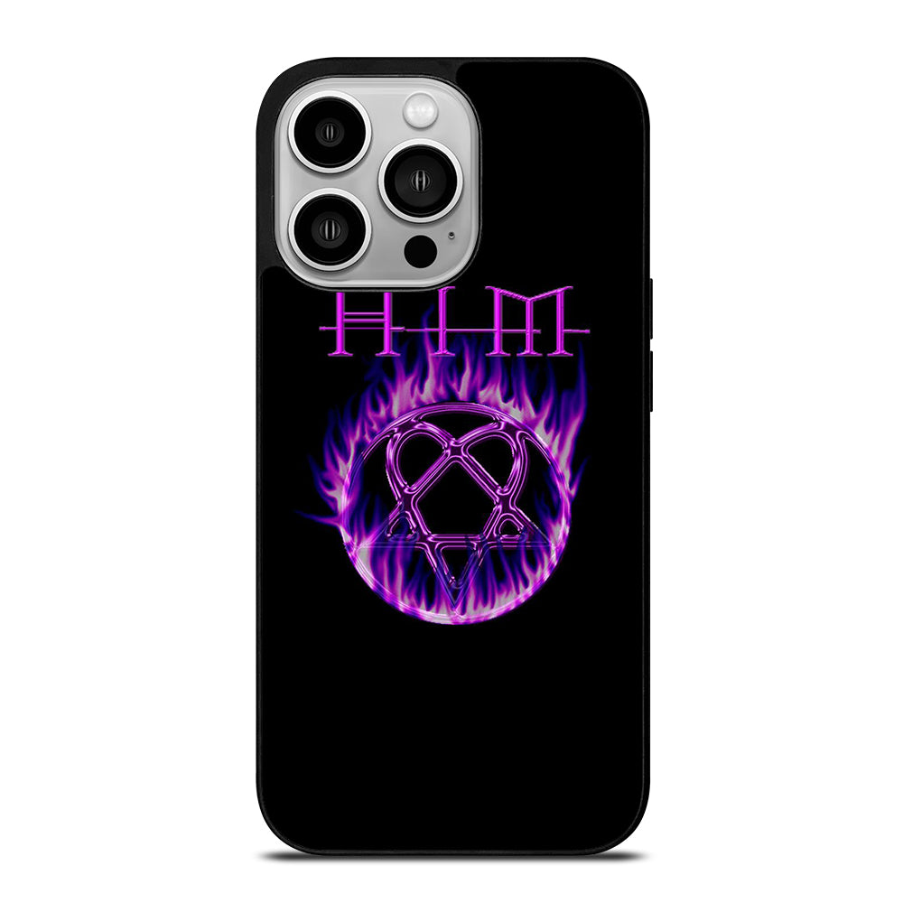 HIM BAND LOGO FLAME iPhone 14 Pro Case Cover