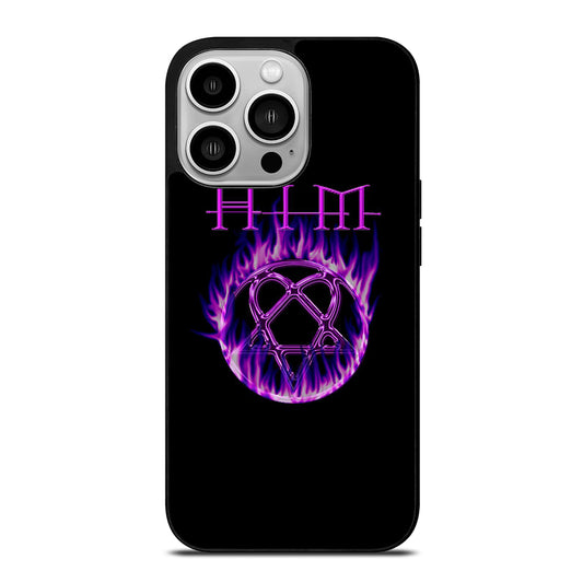 HIM BAND LOGO FLAME iPhone 14 Pro Case Cover
