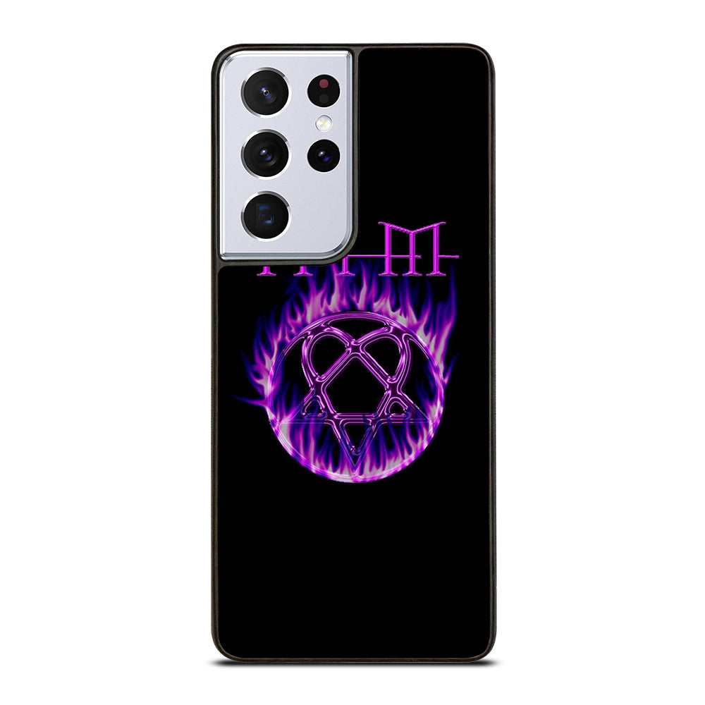 HIM BAND LOGO FLAME Samsung Galaxy S21 Ultra Case Cover