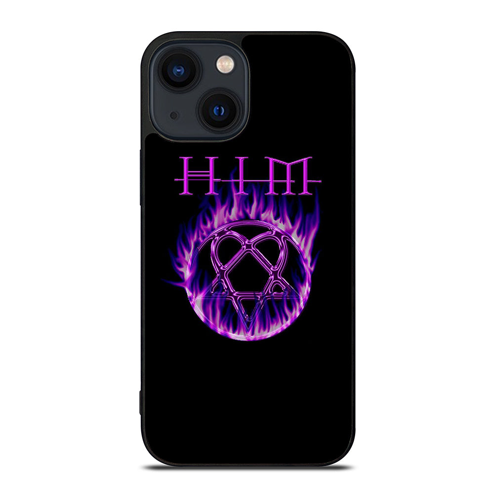 HIM BAND LOGO FLAME iPhone 14 Plus Case Cover