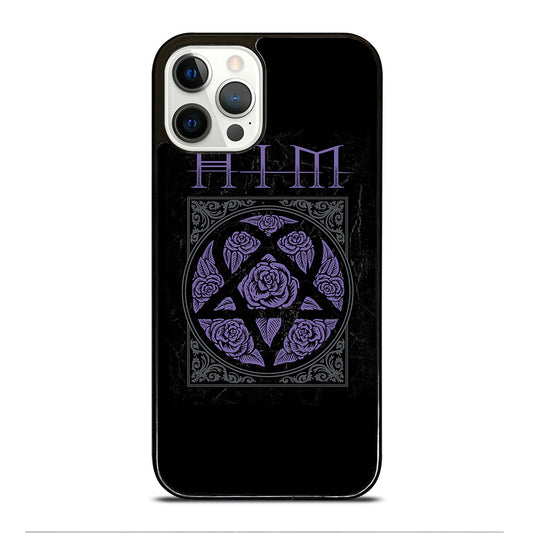 HIM BAND LOGO FLOWER iPhone 12 Pro Case Cover
