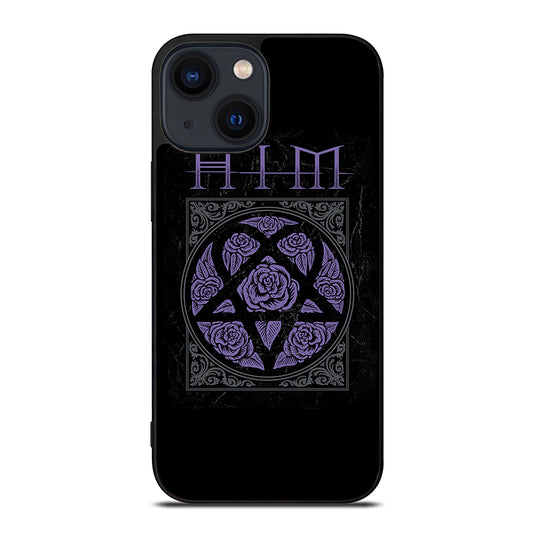 HIM BAND LOGO FLOWER iPhone 14 Plus Case Cover