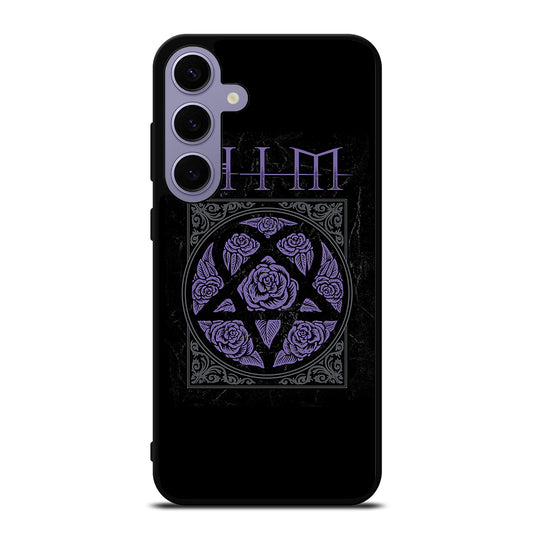 HIM BAND LOGO FLOWER Samsung Galaxy S24 Plus Case Cover