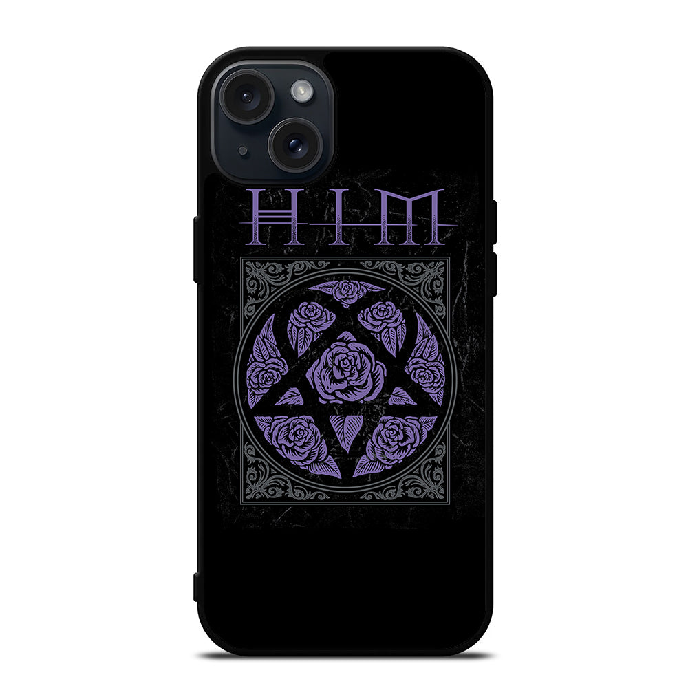 HIM BAND LOGO FLOWER iPhone 15 Plus Case Cover