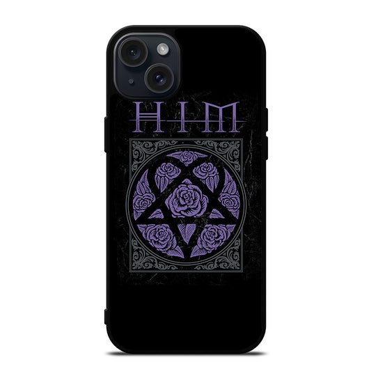 HIM BAND LOGO FLOWER iPhone 15 Plus Case Cover