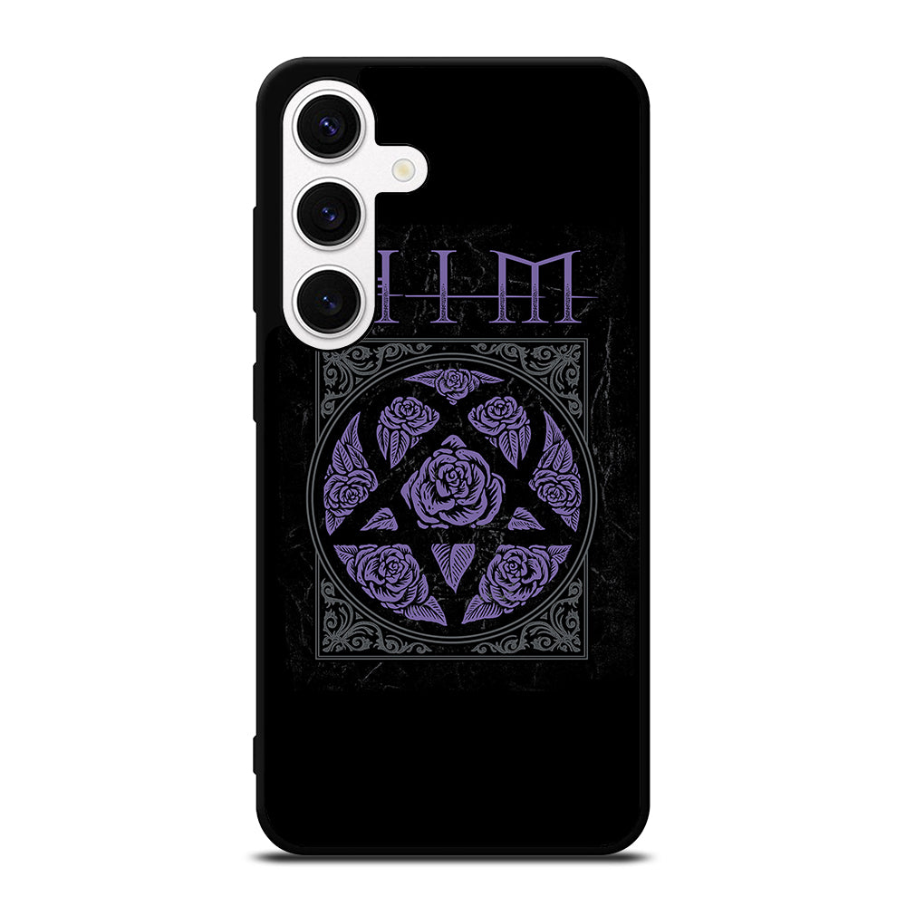 HIM BAND LOGO FLOWER Samsung Galaxy S24 Case Cover