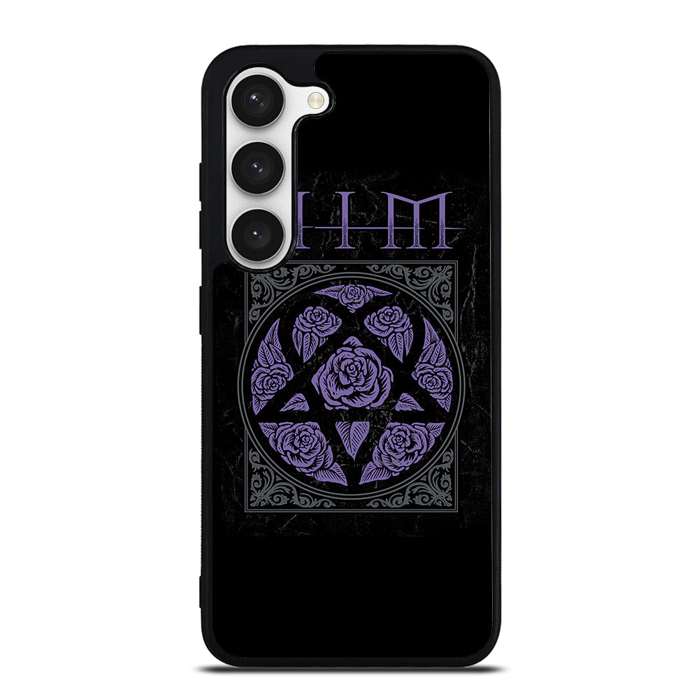 HIM BAND LOGO FLOWER Samsung Galaxy S23 Case Cover