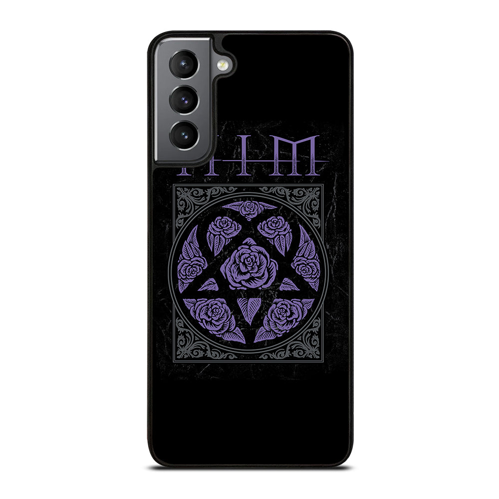 HIM BAND LOGO FLOWER Samsung Galaxy S21 Plus Case Cover