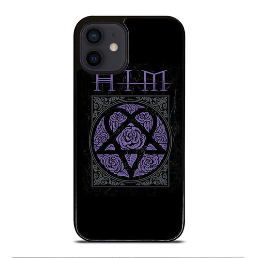 HIM BAND LOGO FLOWER iPhone 12 Mini Case Cover