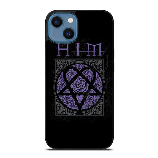HIM BAND LOGO FLOWER iPhone 14 Case Cover