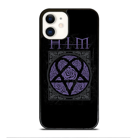 HIM BAND LOGO FLOWER iPhone 12 Case Cover