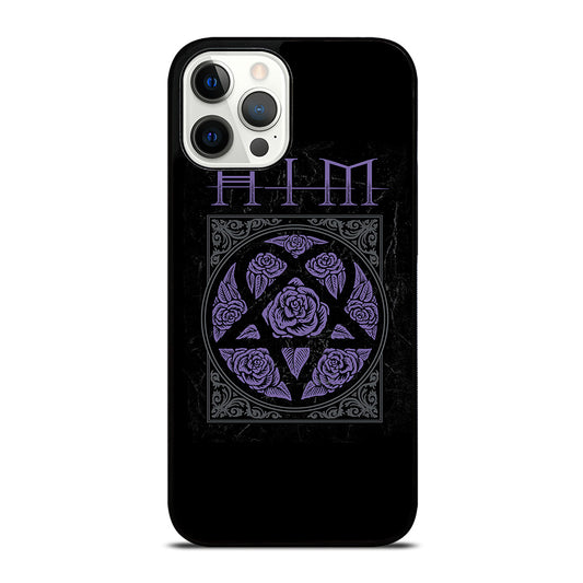 HIM BAND LOGO FLOWER iPhone 12 Pro Max Case Cover