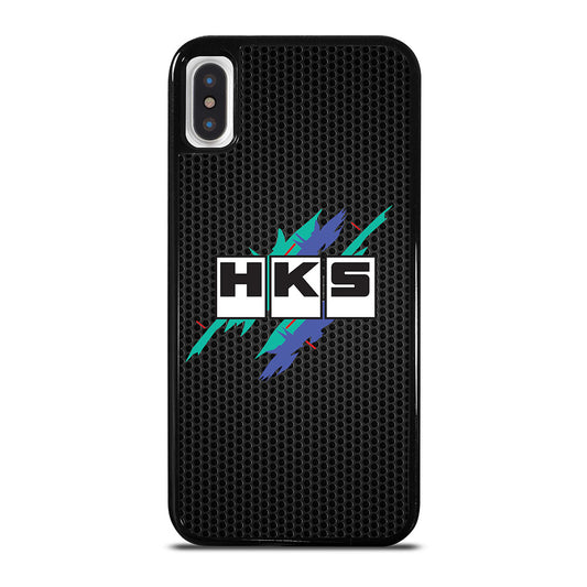 HKS RETRO METAL LOGO iPhone X / XS Case Cover