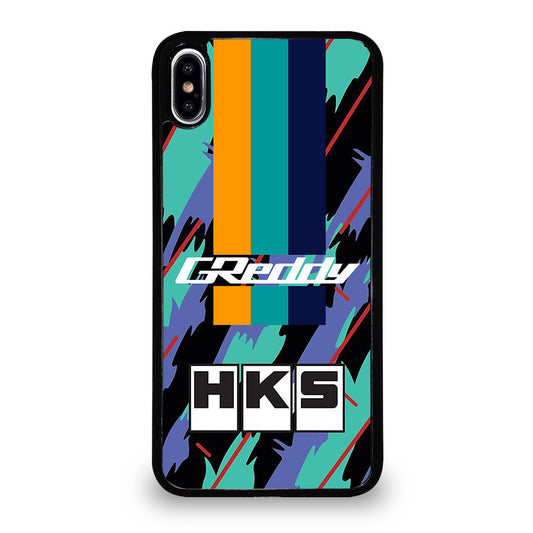 HKS RETRO PATTERN iPhone XS Max Case Cover