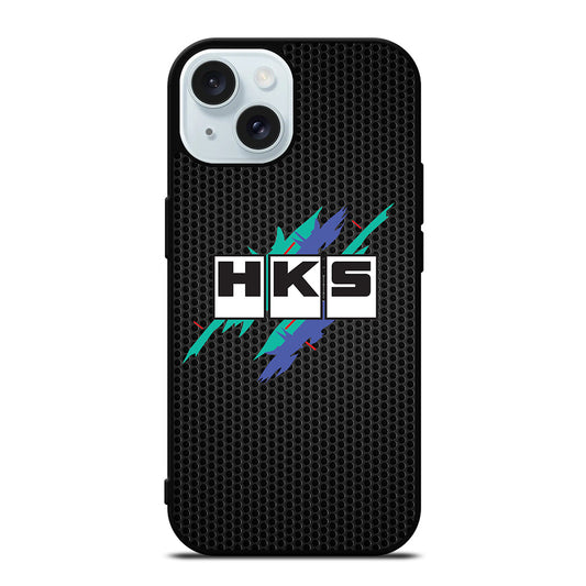 HKS RETRO METAL LOGO iPhone 15 Case Cover
