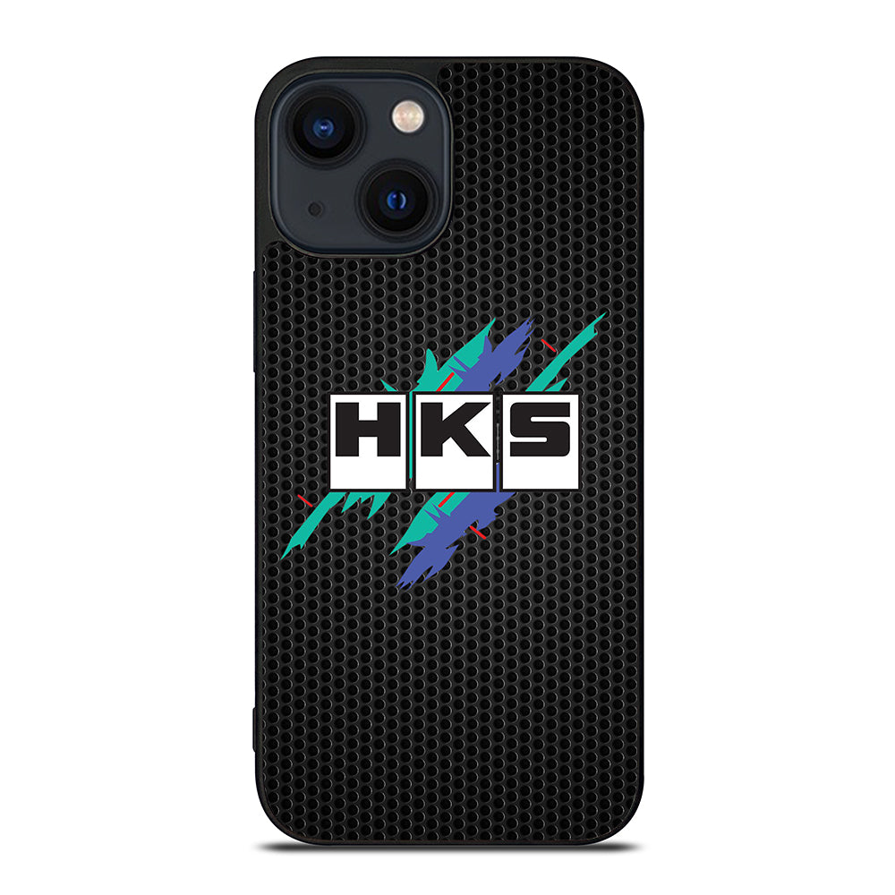HKS RETRO METAL LOGO iPhone 14 Plus Case Cover