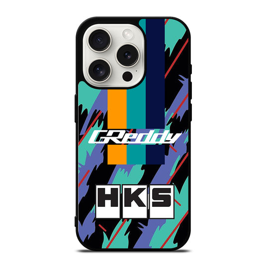 HKS RETRO PATTERN iPhone 15 Pro Case Cover