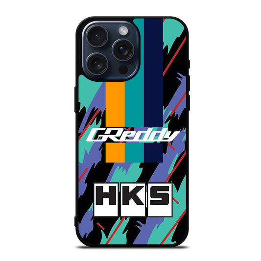 HKS RETRO PATTERN iPhone 15 Pro Max Case Cover