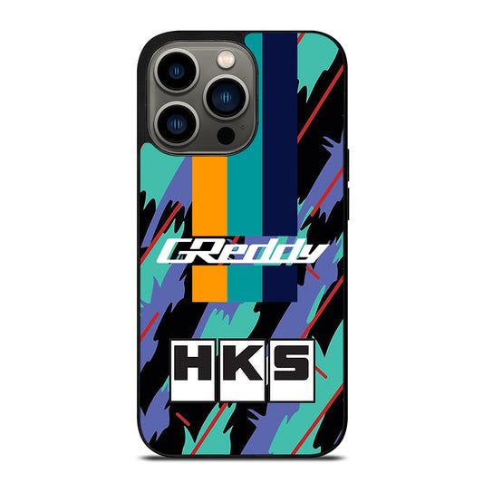 HKS RETRO PATTERN iPhone 13 Pro Case Cover