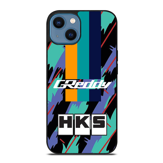 HKS RETRO PATTERN iPhone 14 Case Cover