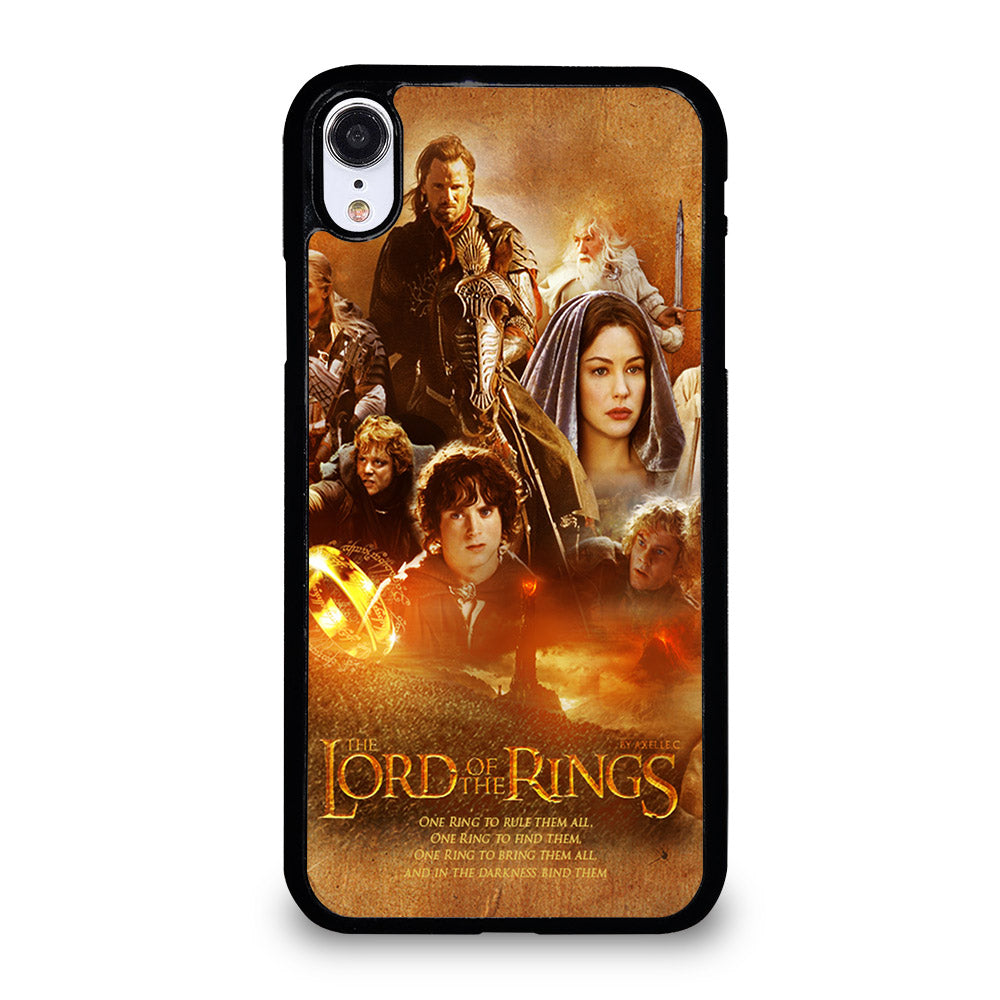 HOBBIT LORD OF THE RING POSTER iPhone XR Case Cover