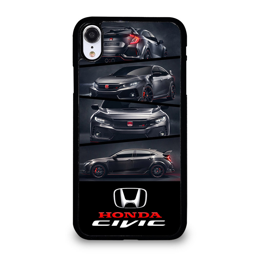 HONDA CIVIC BLACK CAR iPhone XR Case Cover