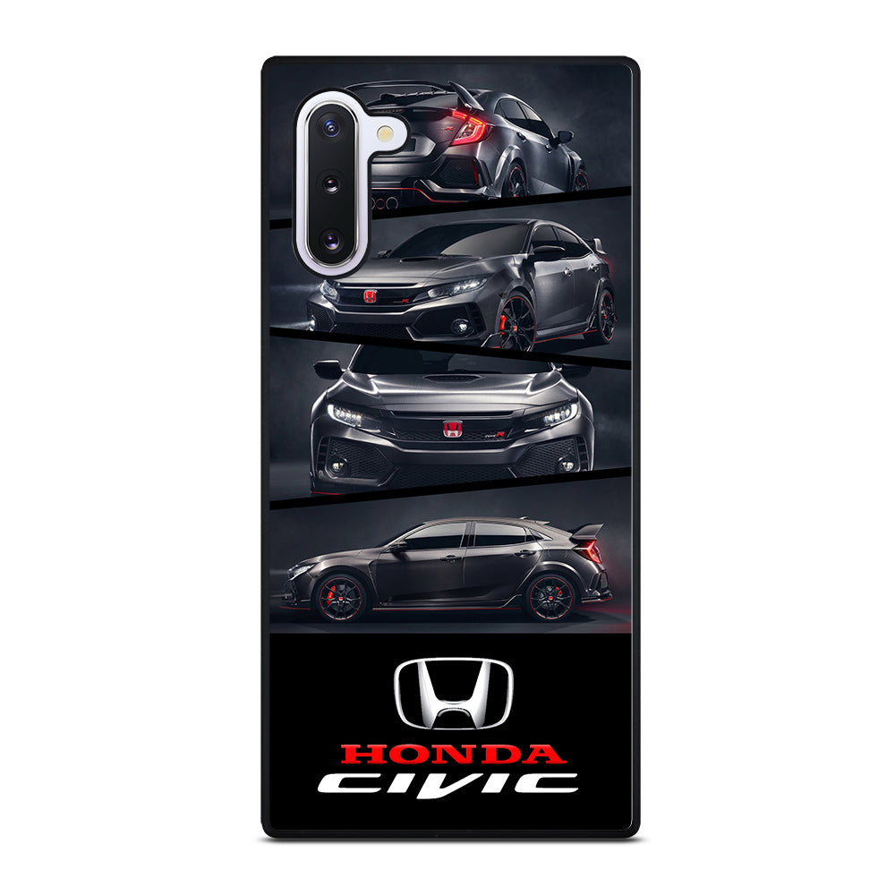 HONDA CIVIC BLACK CAR Samsung Galaxy Note 10 Case Cover