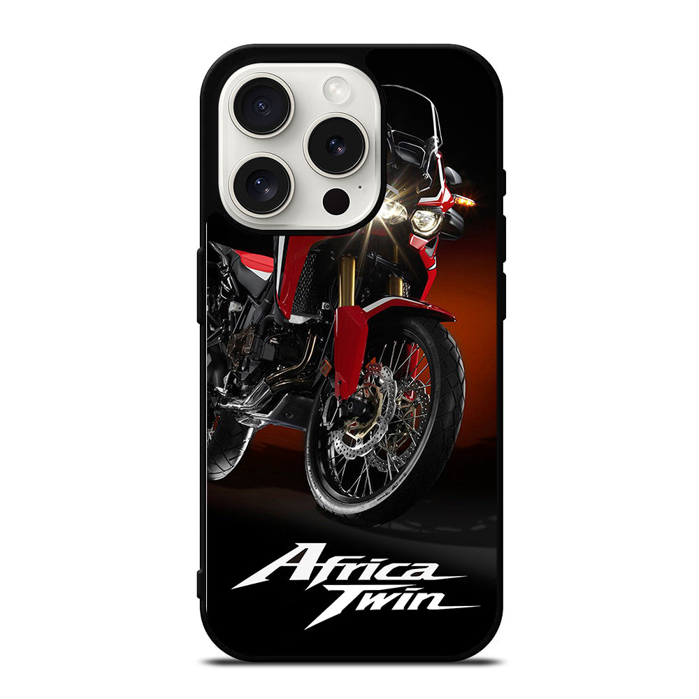 HONDA AFRICA TWIN MOTORCYCLE 2 iPhone 15 Pro Case Cover