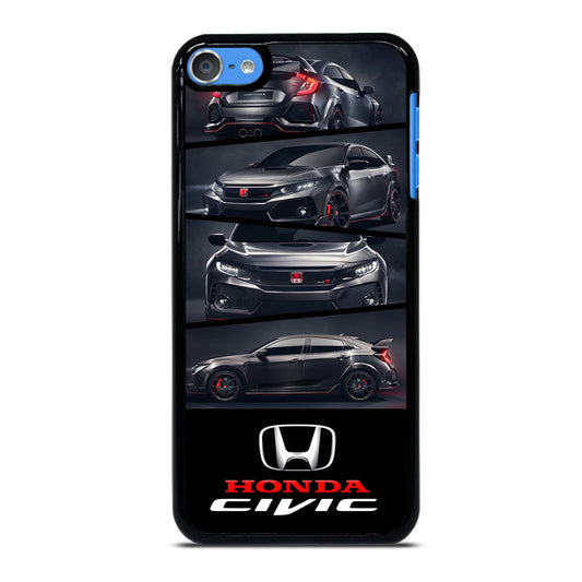 HONDA CIVIC BLACK CAR iPod Touch 7 Case Cover