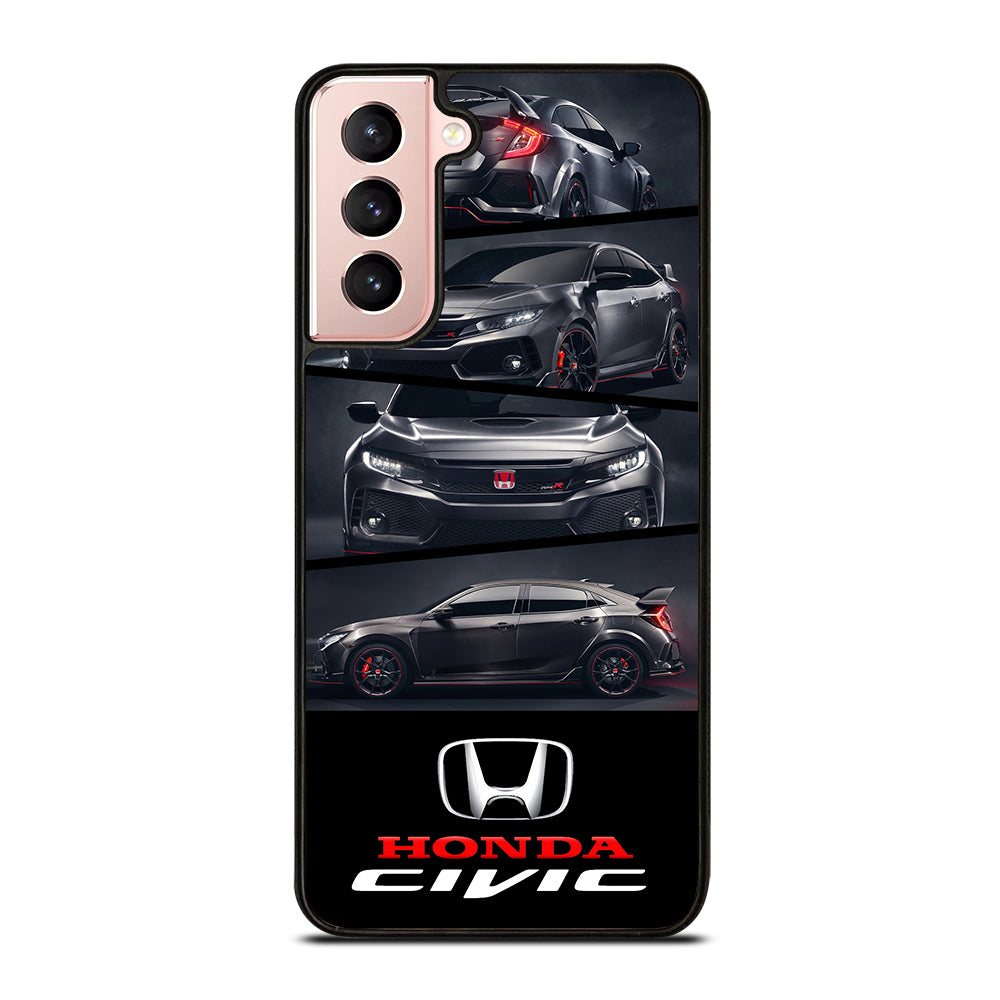 HONDA CIVIC BLACK CAR Samsung Galaxy S21 Case Cover
