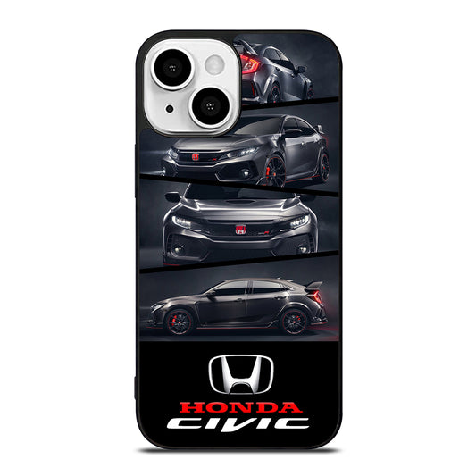 HONDA CIVIC BLACK CAR iPhone 13 Mini Case Cover