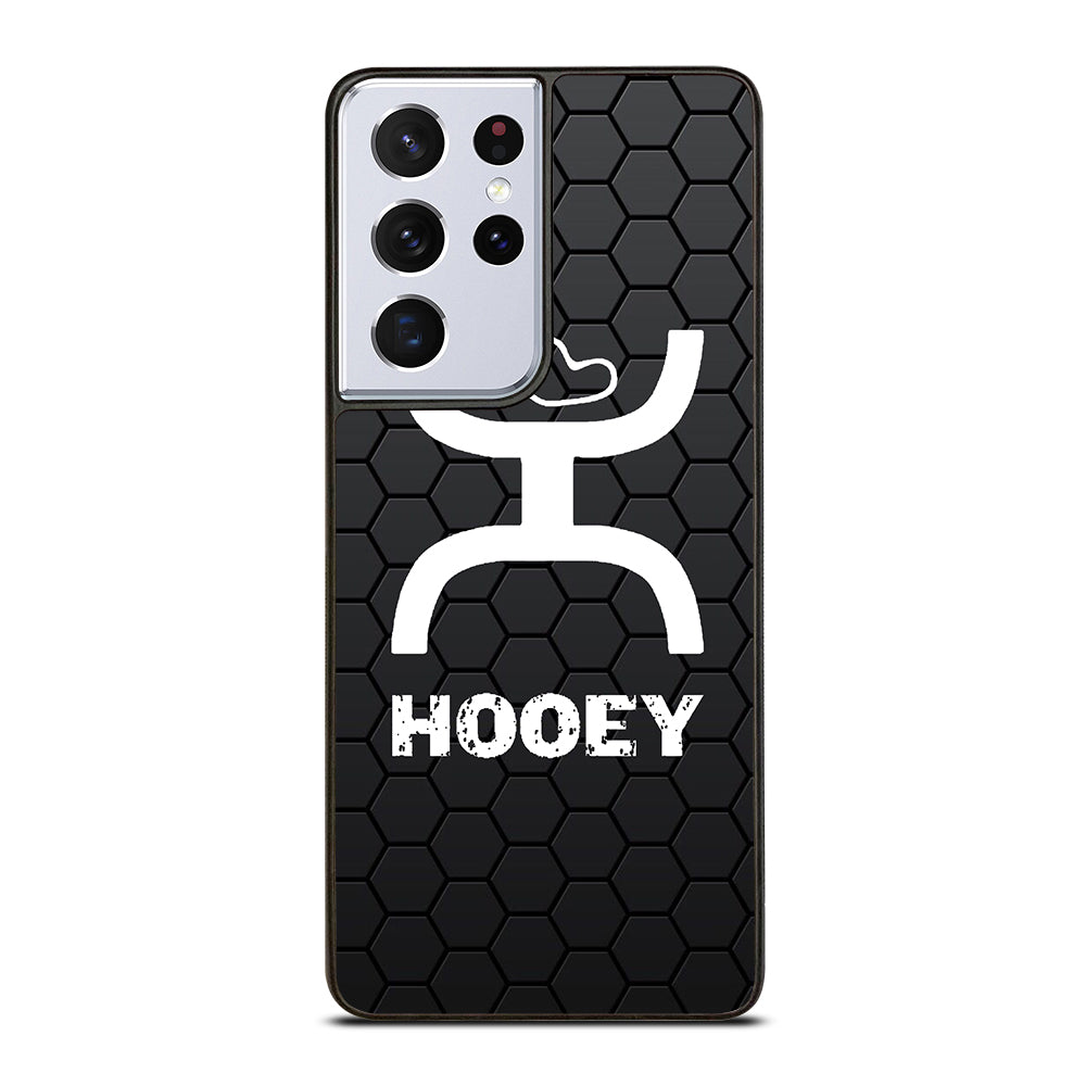 HOOEY LOGO METAL LOGO Samsung Galaxy S21 Ultra Case Cover