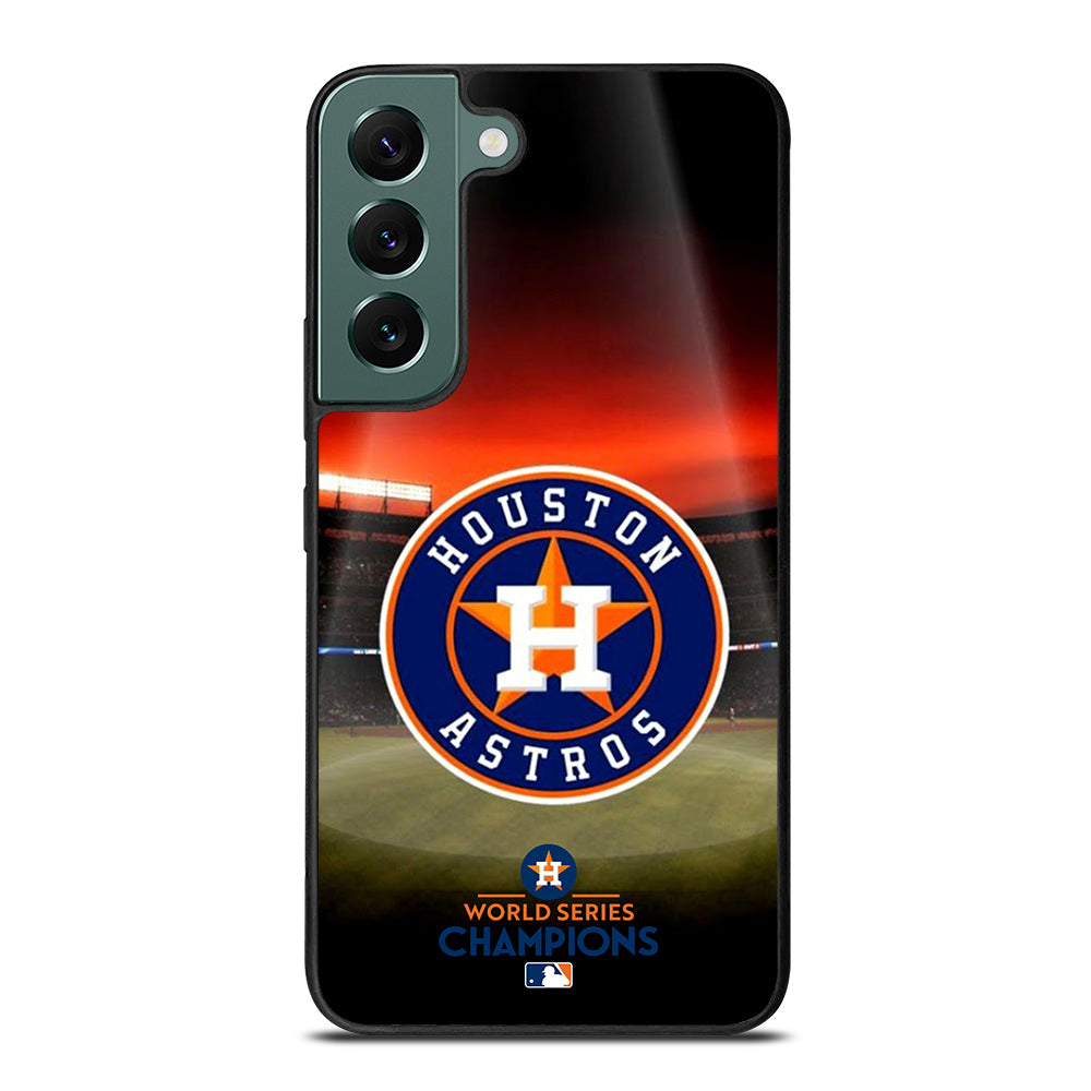 HOUSTON ASTROS MLB LOGO 3 Samsung Galaxy S22 Case Cover