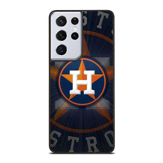 HOUSTON ASTROS MLB LOGO 1 Samsung Galaxy S21 Ultra Case Cover