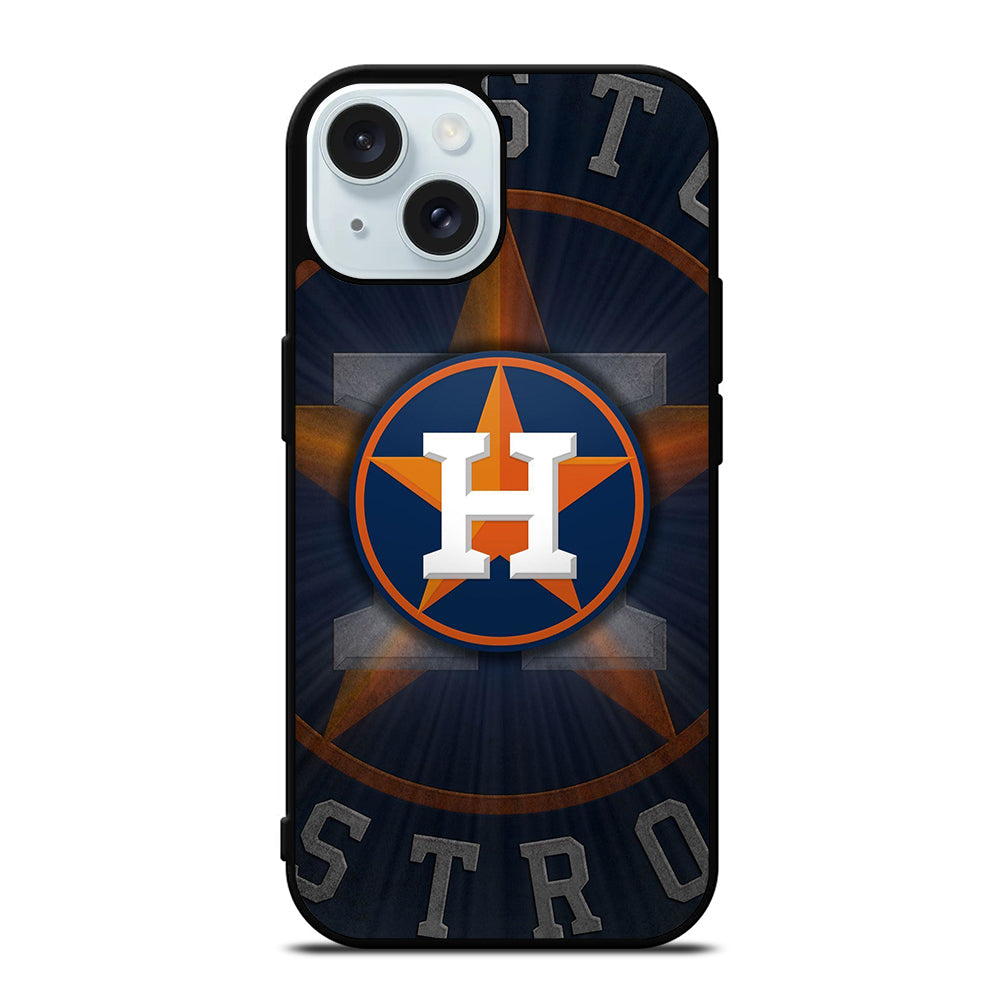 HOUSTON ASTROS MLB LOGO 1 iPhone 15 Case Cover