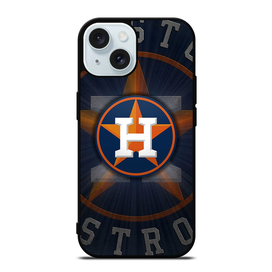 HOUSTON ASTROS MLB LOGO 1 iPhone 15 Case Cover